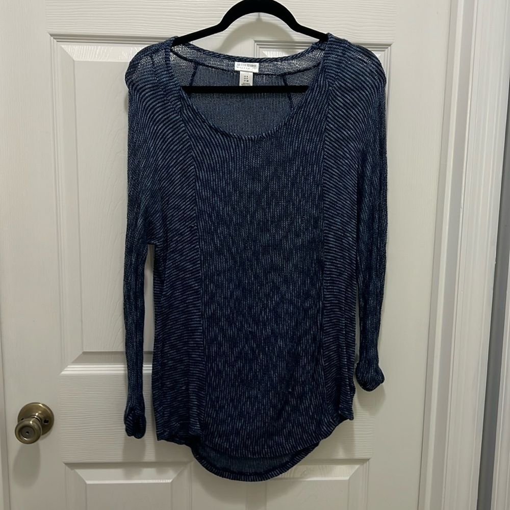 Blue Maternity Shirt